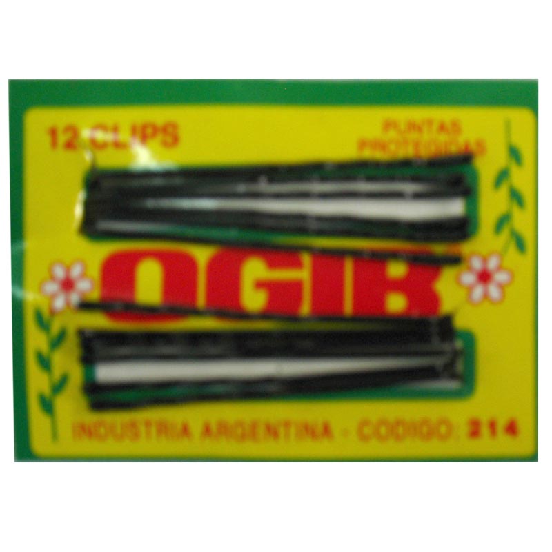 C00182 CLIPS CORTO NEGRO OGIB GRUESA