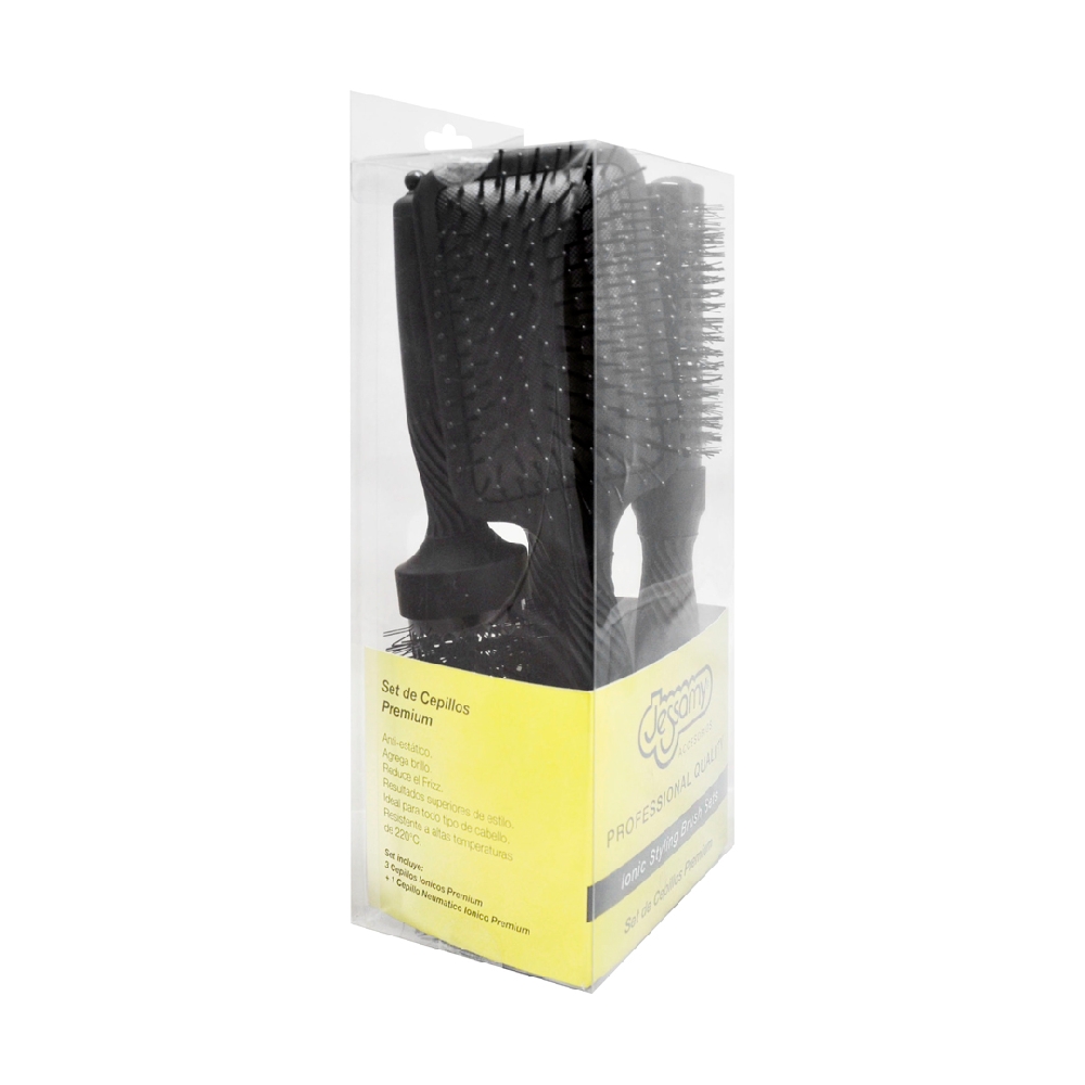 SET DE CEPILLOS PREMIUM JESSAMY X 4 | Vista 3