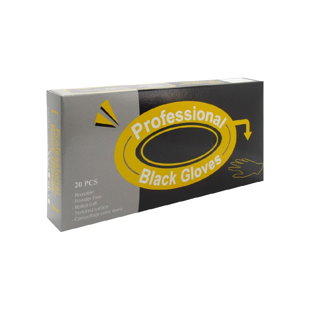 GUANTE LATEX NEGRO CAJA X 20 LARGE | Vista 2