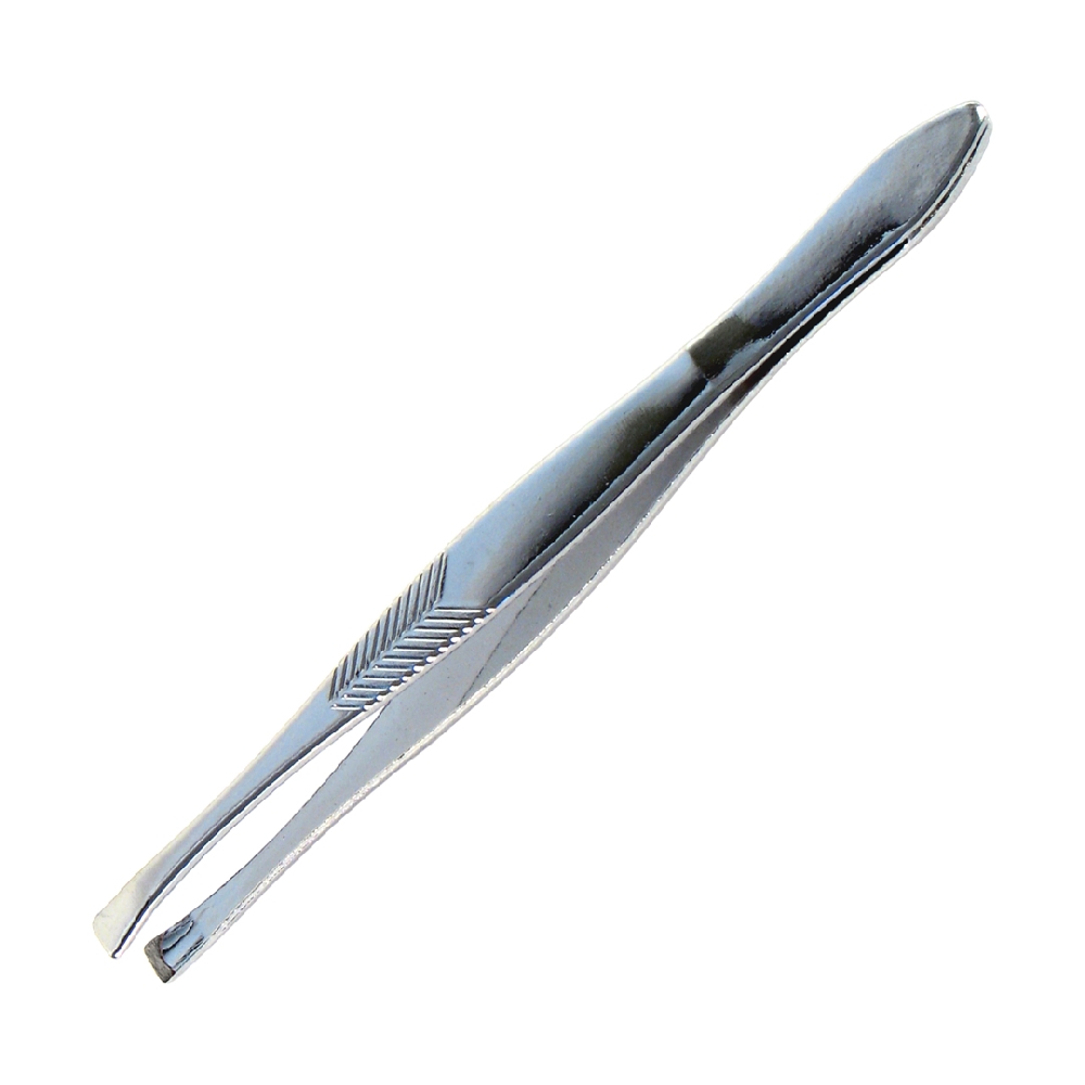 J00038 PINZA RECTA SIMIL TRIM ACERO INOXIDABLE