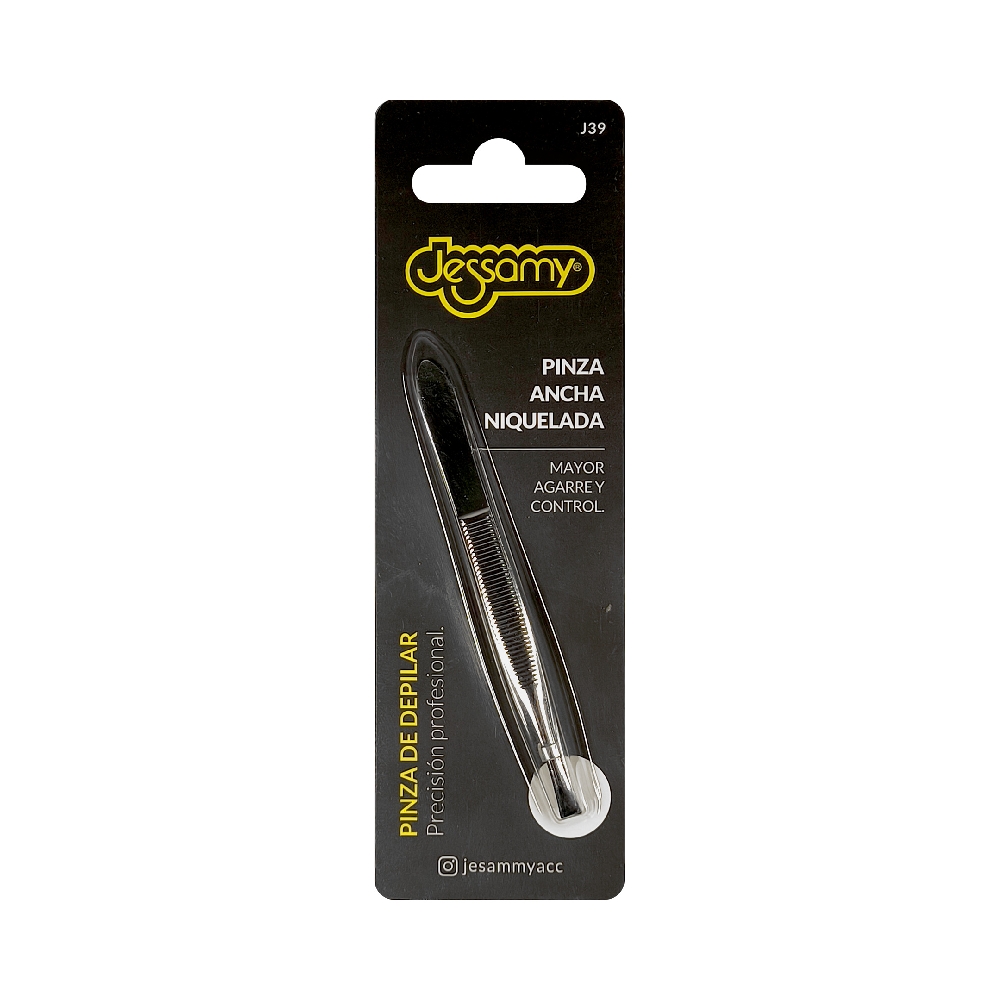 J00039 PINZA ANCHA NIQUELADA