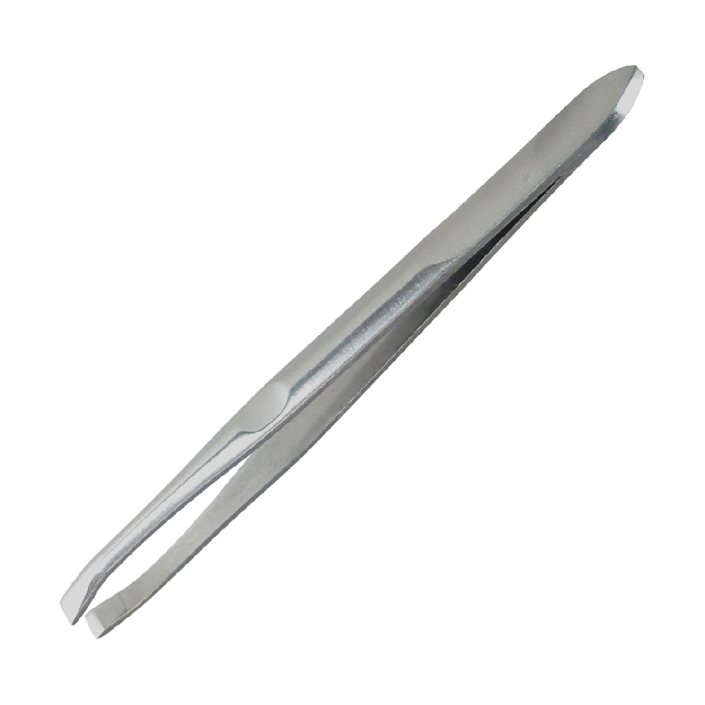 J00063 PINZA C/HOYO RECTA  ACERO INOXIDABLE