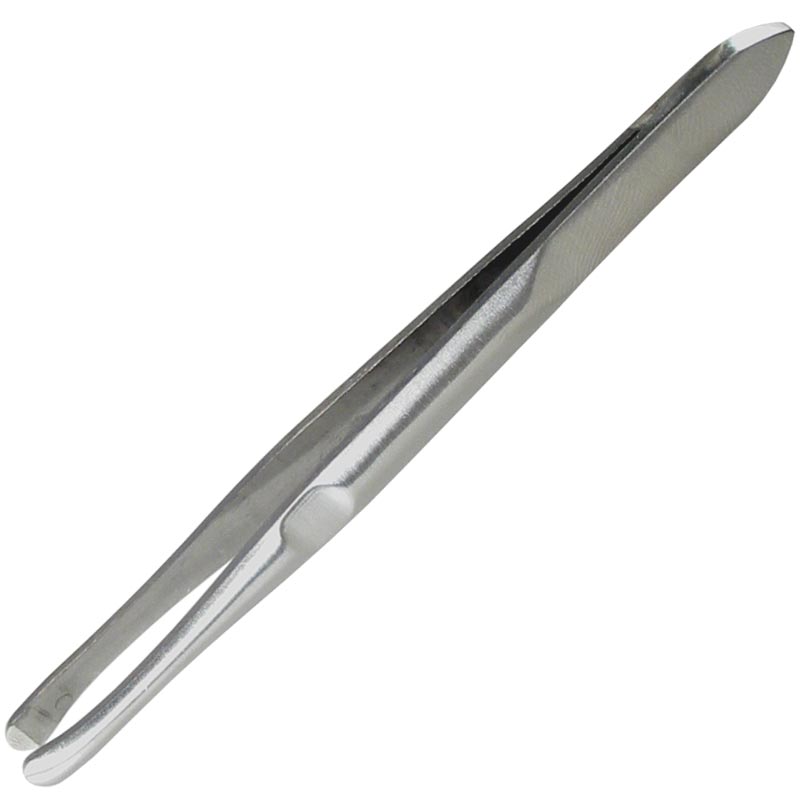 J00065 PINZA C/HOYO REDONDA ACERO INOXIDABLE