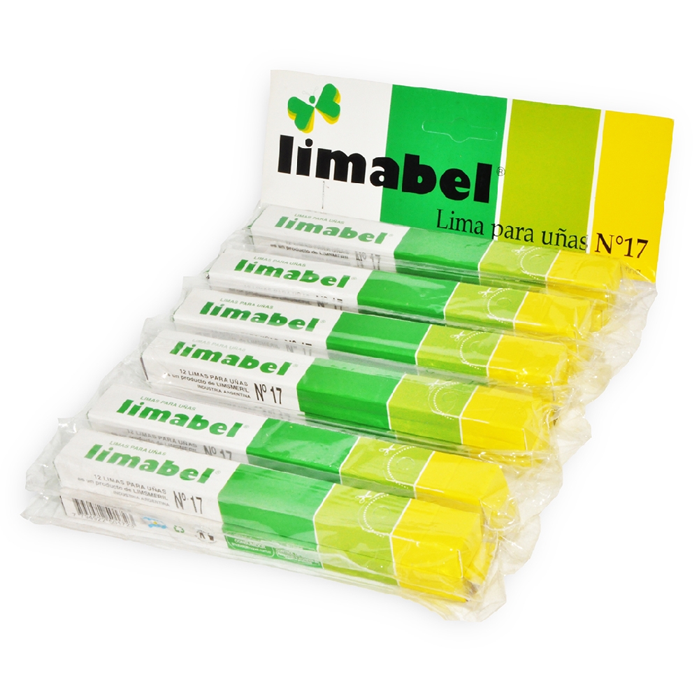 L00717 LIMA ESMERIL Nº17 EN RISTRA X 12unid.
