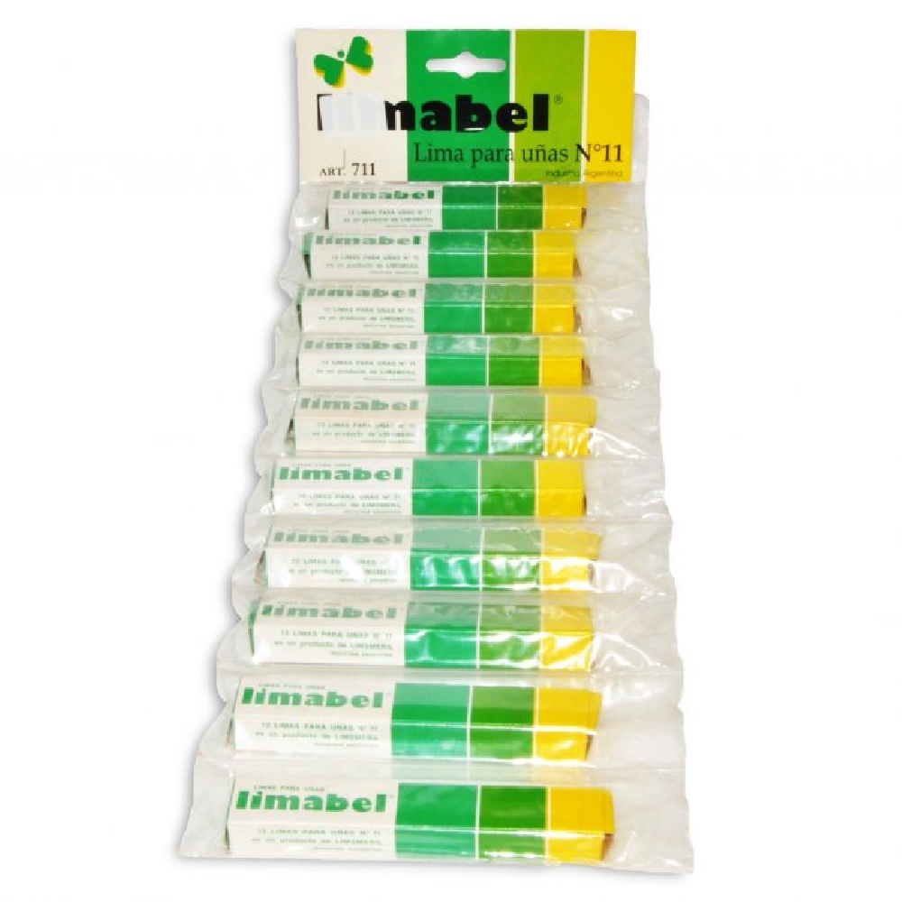 L00711 LIMA ESMERIL Nº11 EN RISTRA X 12unid.