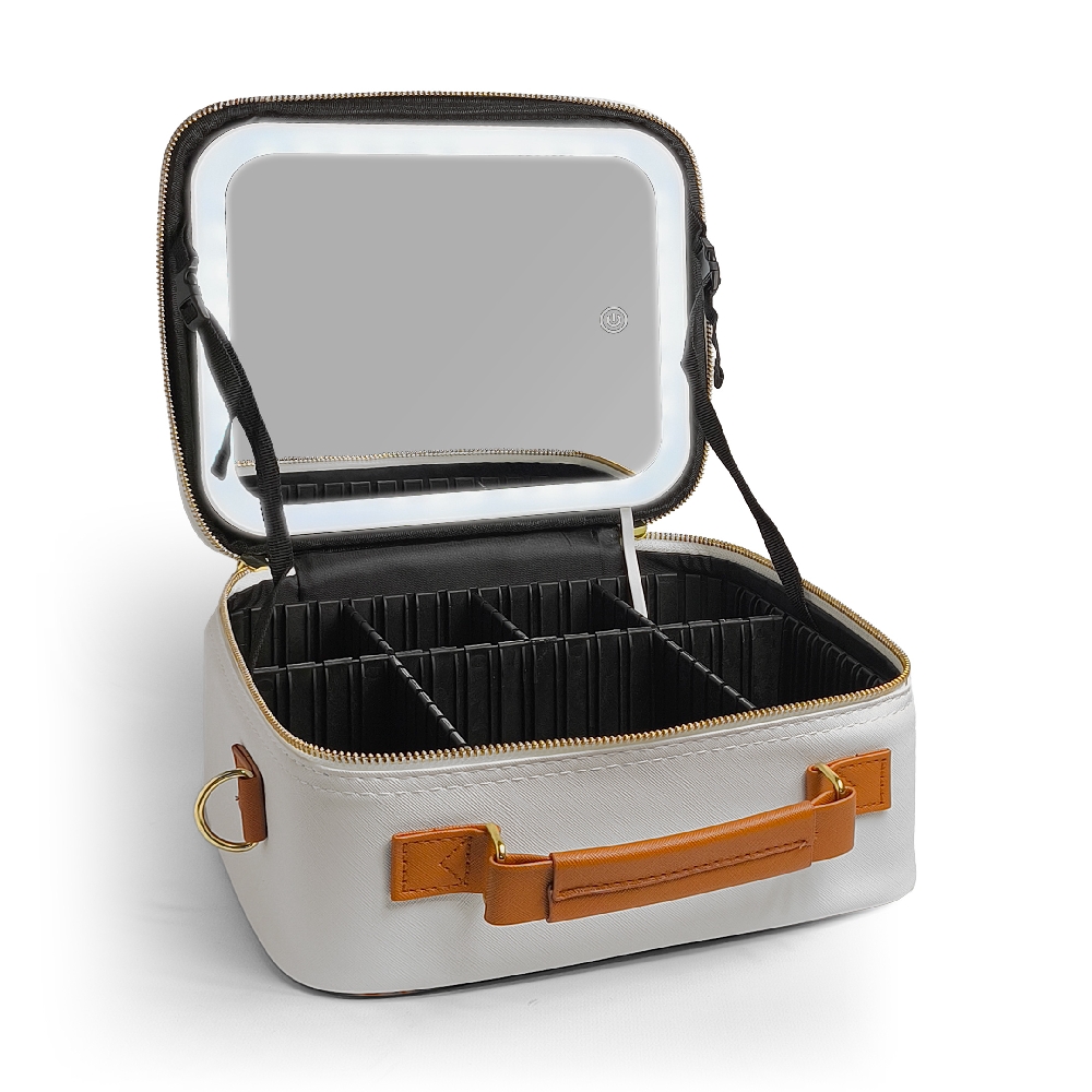 Maletín Beauty Pro  LED y Porta Pinceles 26x23x12 | Vista 2