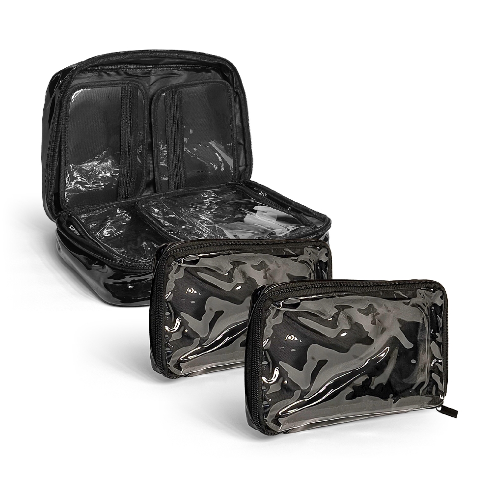 Maletín Beauty Kit 4 Porta Cosméticos PVC 32x23x12 | Vista 4