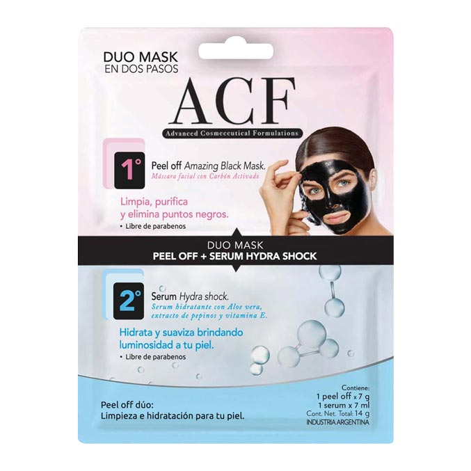 M21061 DUO MASK PEEL OFF + SERUM (sobre x 2 aplic)