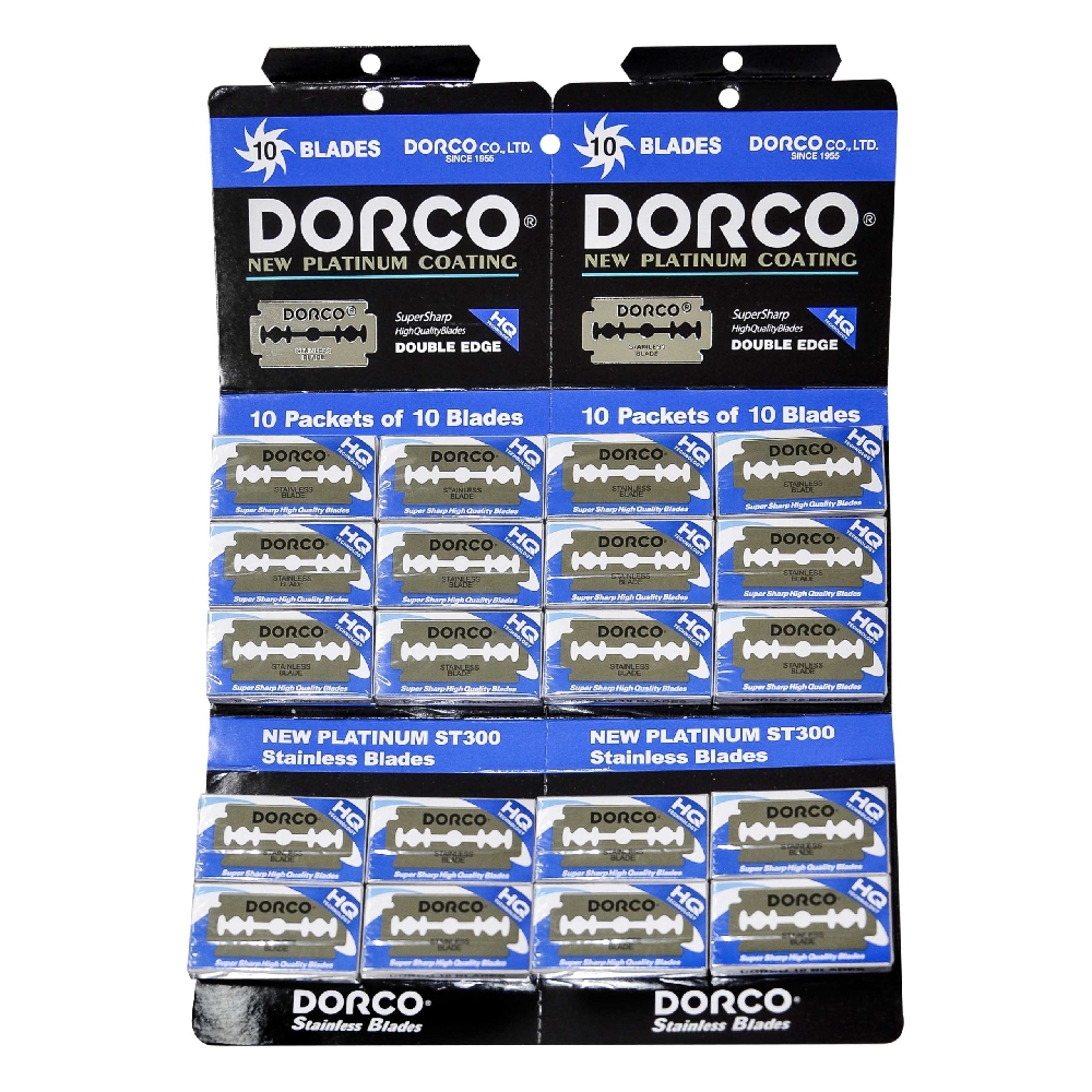 N00066 HOJAS DE AFEITAR DORCO X 100 FILOS