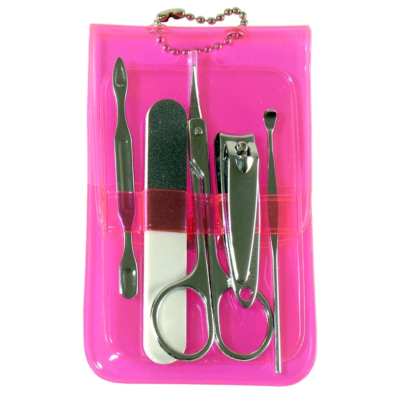 N08502 NECESER TRANSP X 5PZAS(FUCSIA)