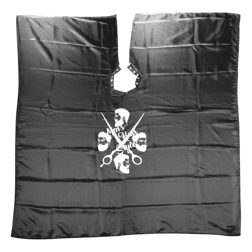 P00077 CAPA BARBERÍA/MUJER/CUELLO SILVER Y BROCHES
