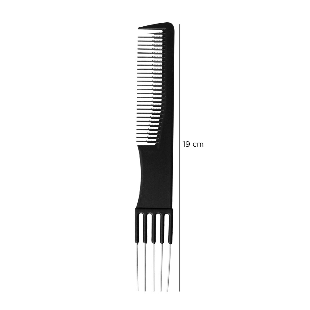 PEINES CARBONO RASTRILLO DIENTES METAL | Vista 2