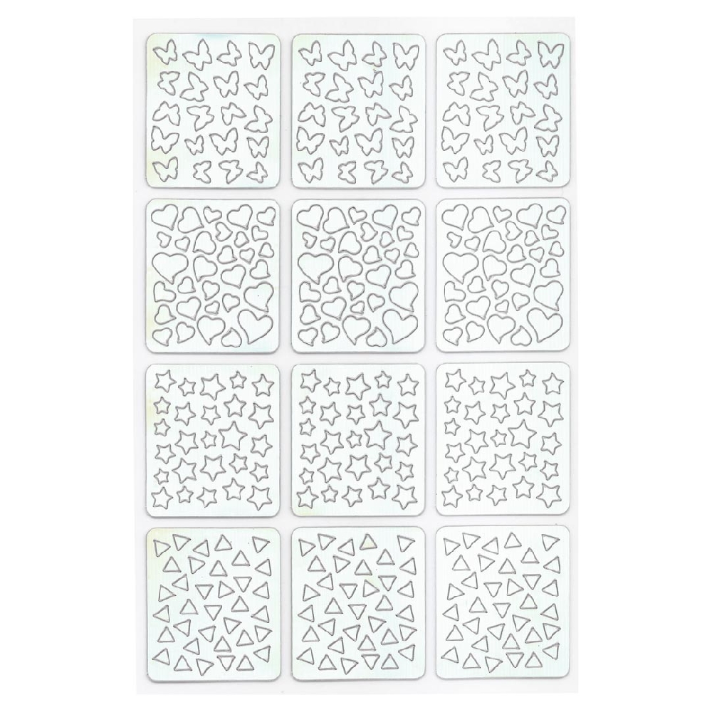 U00010 STICKERS STENCIL PARA UÑAS (VARIOS MODELOS)