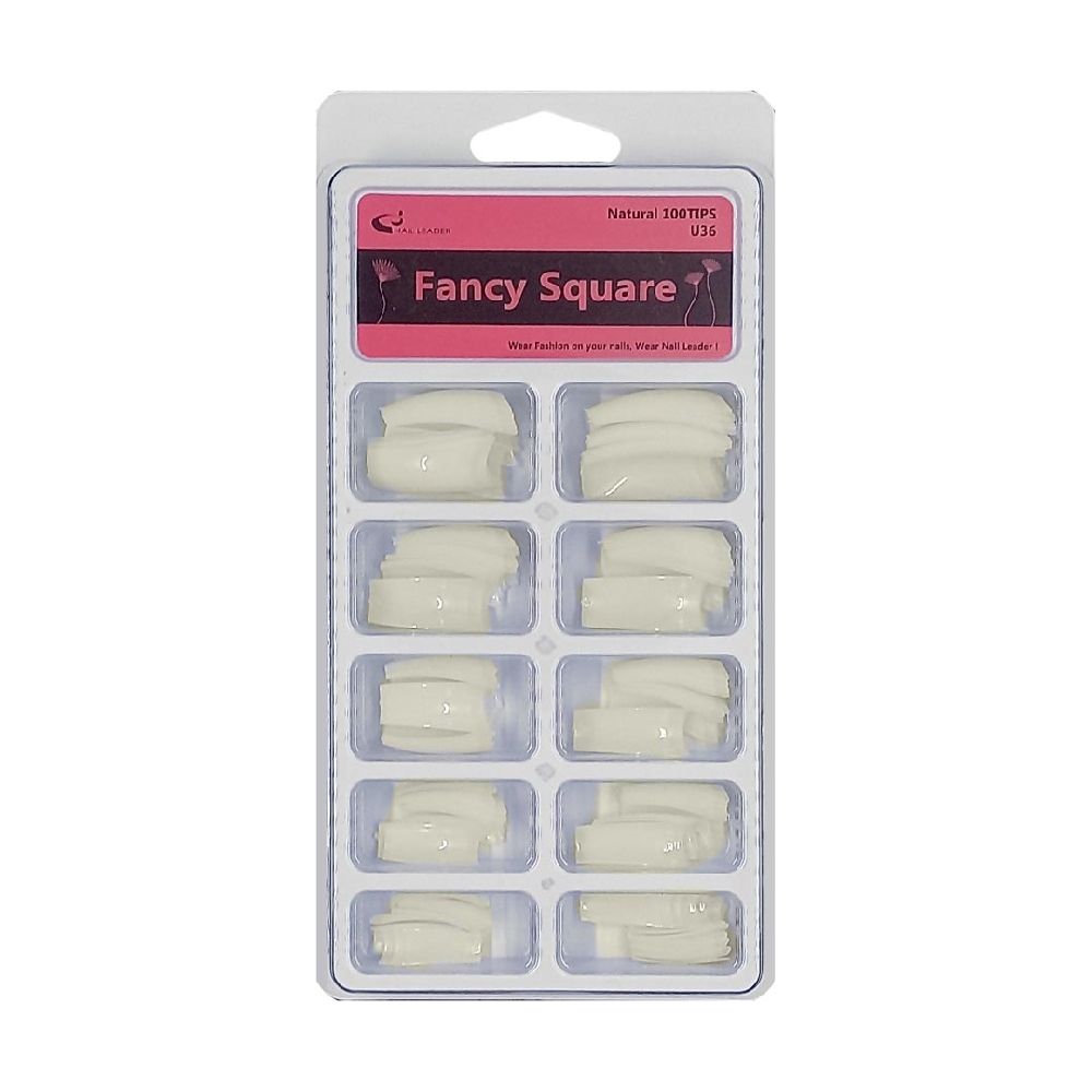 U00036 UÑAS TIPS LARGAS  X 100