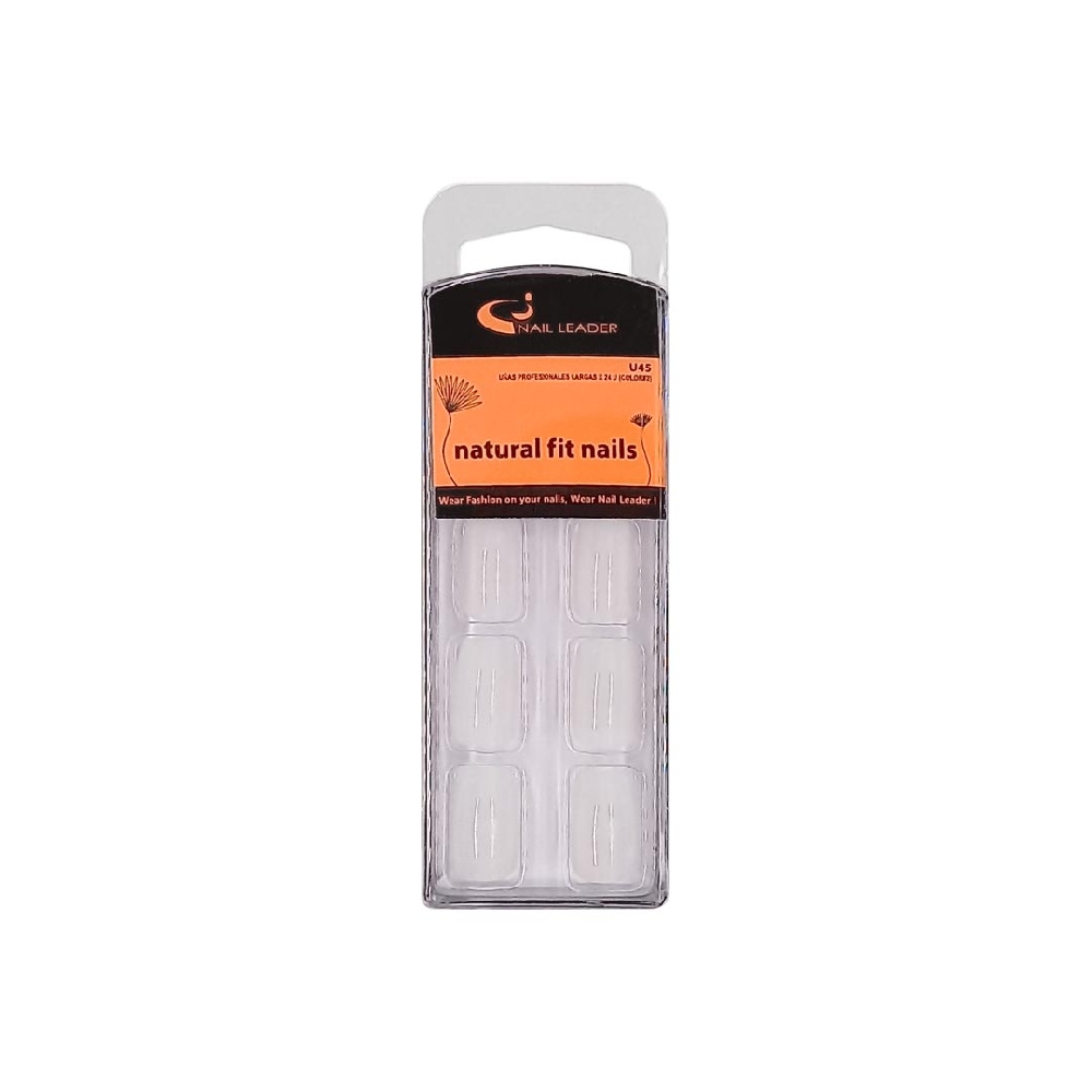 U00045 UÑAS X 24 PROF LARGAS NATURAL INDONESIA