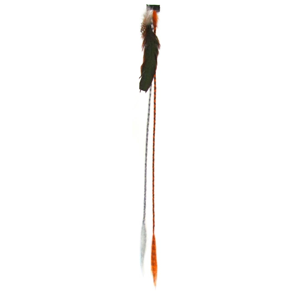 W50000 EXTENSION CON PLUMAS y 2 TRENZAS (nro.4-5-6-7-8-9)