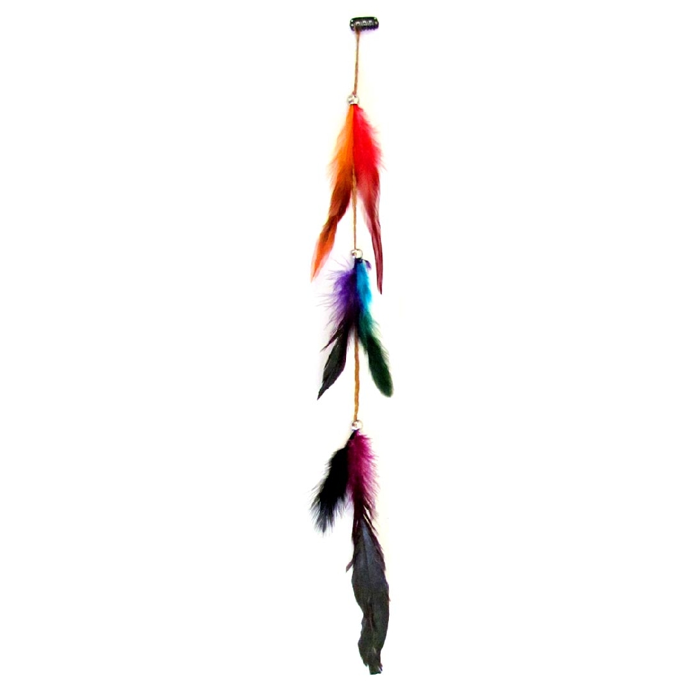 W50001 EXTENSION CON PLUMAS TRENZA Y ANILLO (nro. 1)