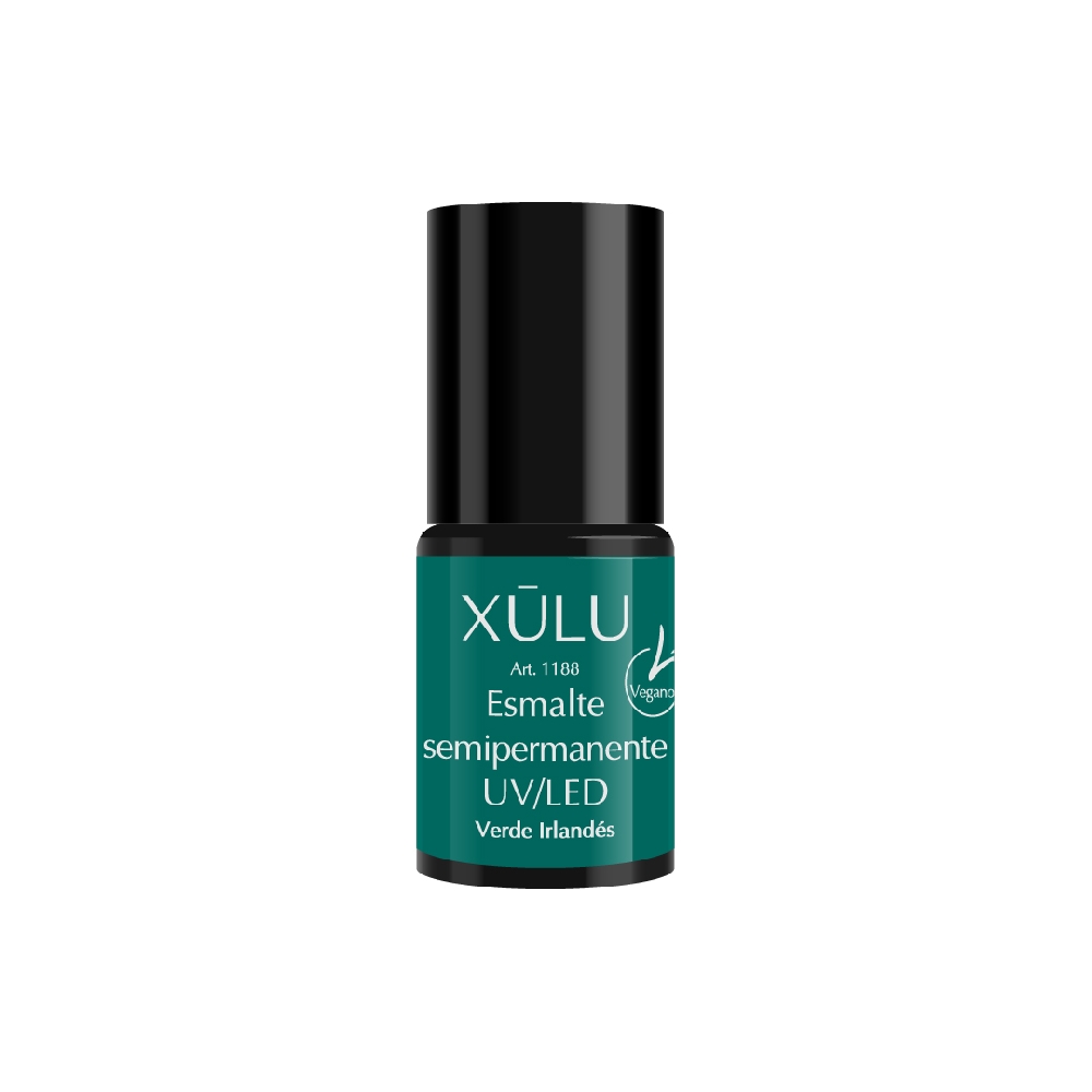 Z01188 XÚLU ESMALTE SEMI UV/LED n.188 Verde Irlandés x6ml