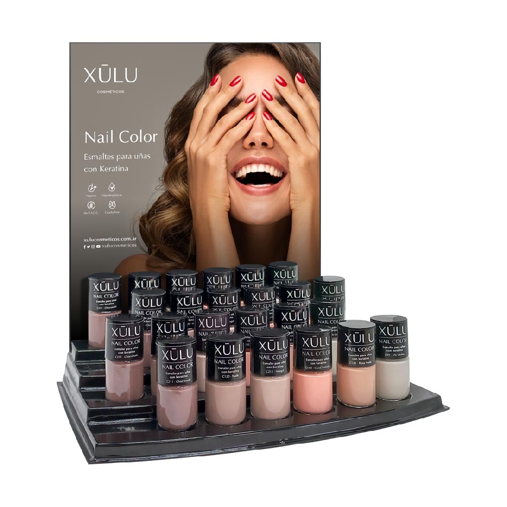 Z08807 EXHIB ESMALTE NAIL COLOR X 48 (colores a elección)