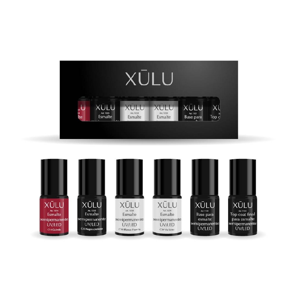 Z10006 XÚLU PACK X 6 ESMALTES UV CLASICOS 2