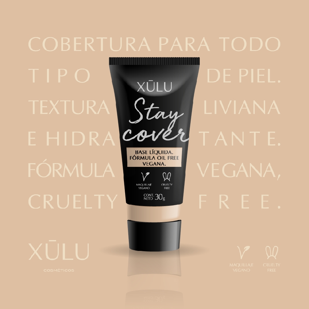 STAY COVER nro. 1 Light BASE LIQUIDA VEGANA x30ml | Vista 2