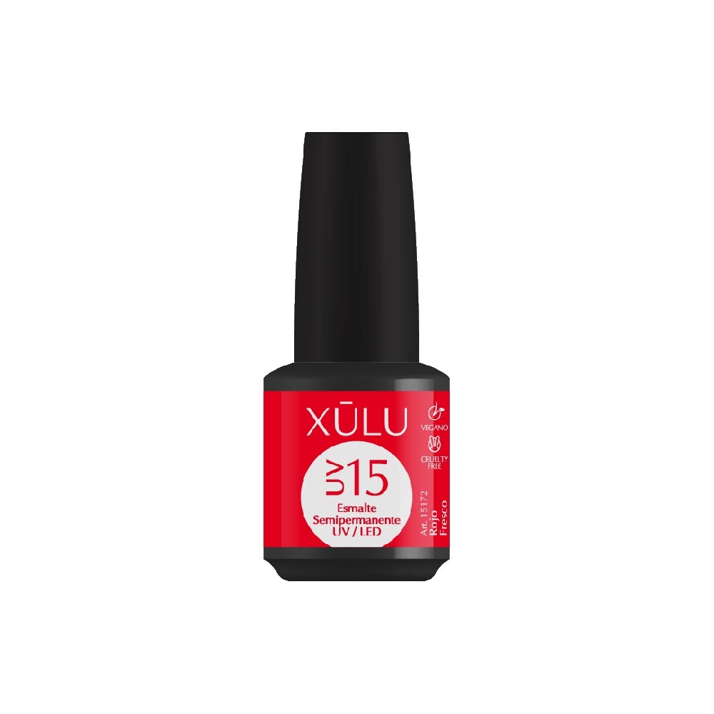 Z15172 XÚLU ESMALTE SEMI UV/LED n.172 Rojo Fresco x15ml