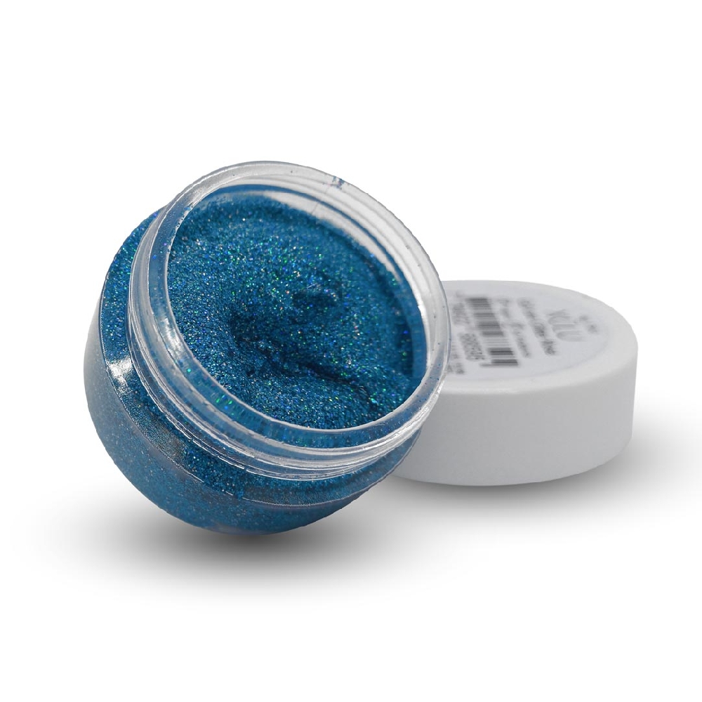 Z17806 GEL CORPORAL CON GLITTER nro. 6 TURQUESA